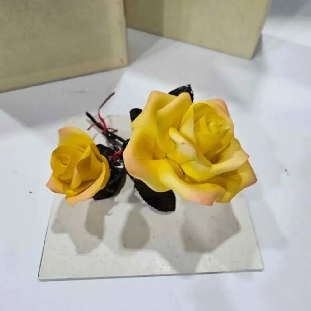 A Celebration of Roses Yellow Rose Figurine with Box